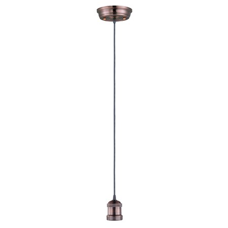 Maxim Lighting Mini Hi-Bay 1-Light 5" Wide Antique Copper Pendant Light 25018ACP